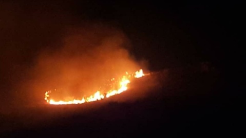 آتش سوزی کوه‌های شیراز  یا سایت موشکی؟