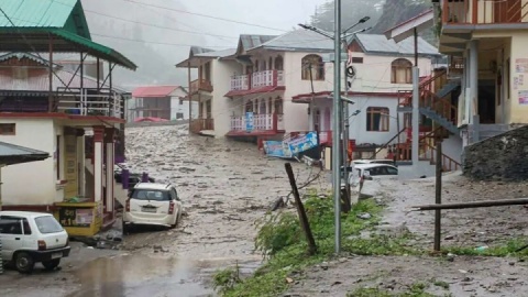چهار کشته و یکصد مفقودی در سیل هند
