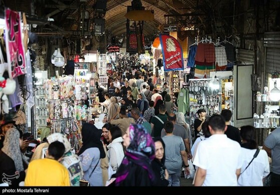 بازار تهران در روز تعطیل پایتخت