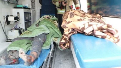 پیرمرد ۶۵ ساله در آتش سوخت