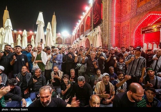 حرم مطهر حضرت علی (ع) در آستانه اربعین حسینی