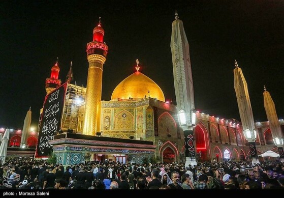 حرم مطهر حضرت علی (ع) در آستانه اربعین حسینی