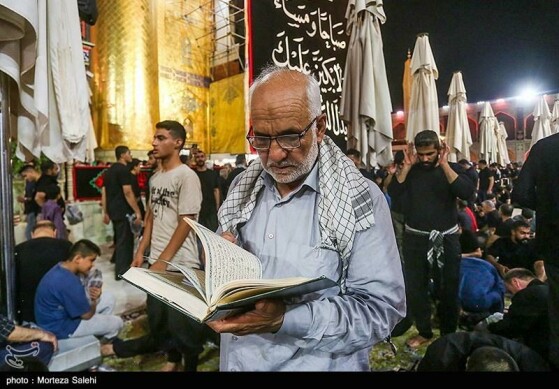 حرم مطهر حضرت علی (ع) در آستانه اربعین حسینی