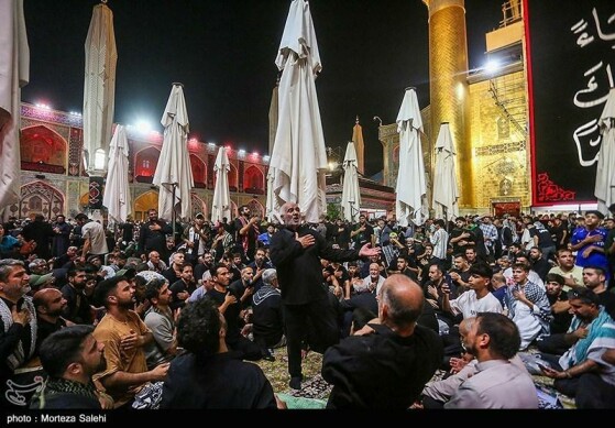 حرم مطهر حضرت علی (ع) در آستانه اربعین حسینی