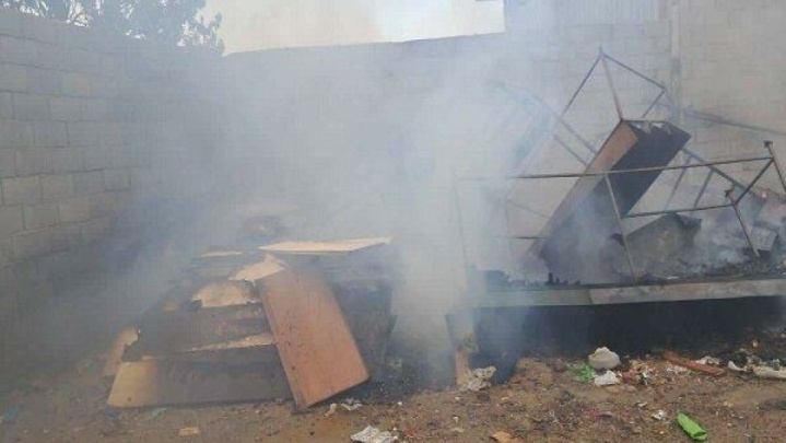 آتش‌سوزی گسترده در یک کارگاه در محدوده چهاردانگه