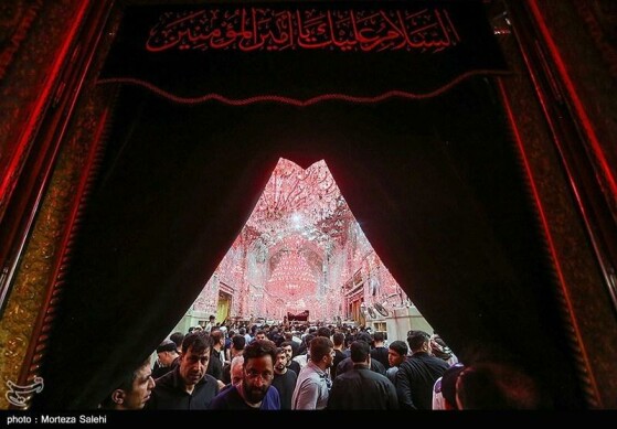 حرم مطهر حضرت علی (ع) در آستانه اربعین حسینی