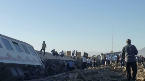 خروج قطار تهران به کرمان از ریل/ مسافران سالم هستند