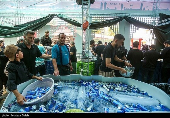 موکب های خدمت رسانی در شهر نجف