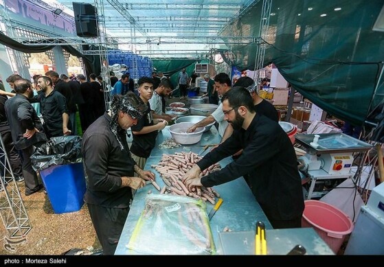 موکب های خدمت رسانی در شهر نجف