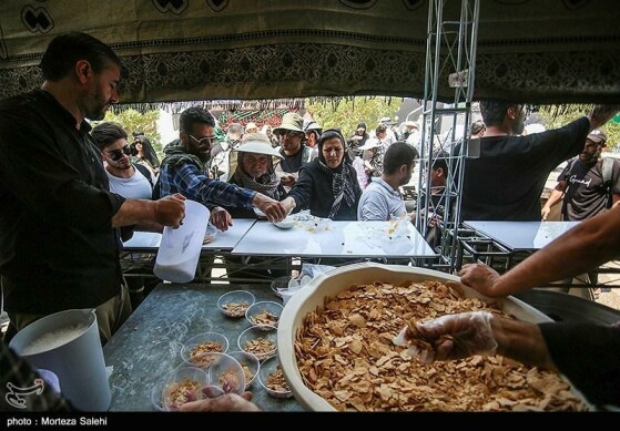 موکب های خدمت رسانی در شهر نجف