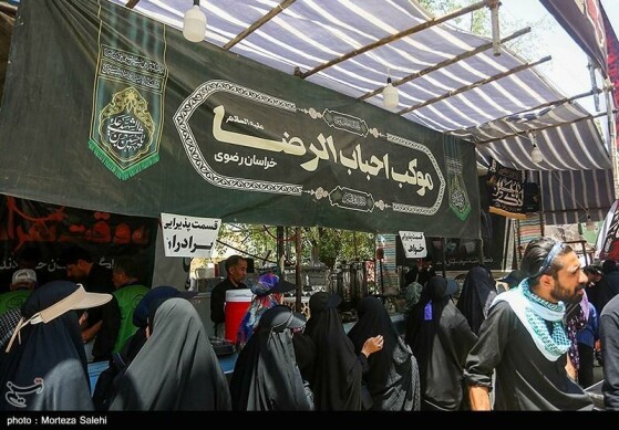 موکب های خدمت رسانی در شهر نجف