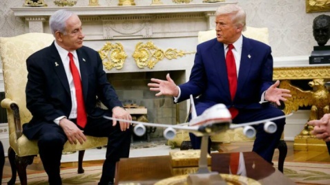 مشاجره لفظی ترامپ و نتانیاهو بر سر واقعیت قحطی در غزه