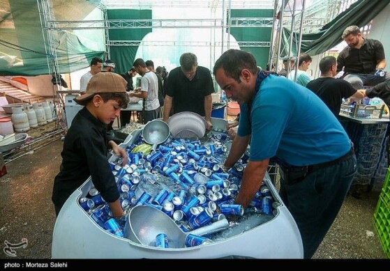 موکب های خدمت رسانی در شهر نجف