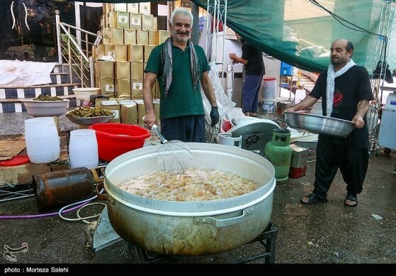 موکب های خدمت رسانی در شهر نجف