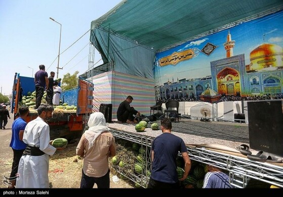 موکب های خدمت رسانی در شهر نجف