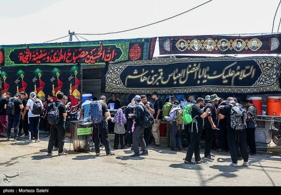 موکب های خدمت رسانی در شهر نجف