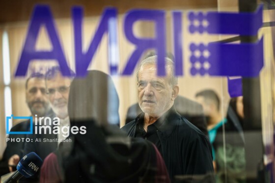 حضور سرزده رئیس‌جمهور در خبرگزاری ایرنا