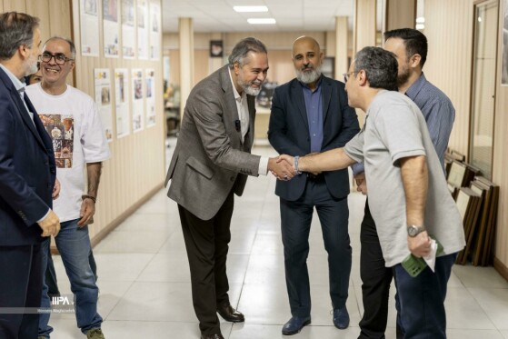 بازدید رییس سازمان سینمایی کشور از روزنامه ایران