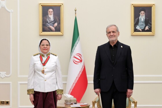 آیین دریافت استوارنامه سفرای جدید 9 کشور