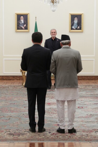 آیین دریافت استوارنامه سفرای جدید 9 کشور