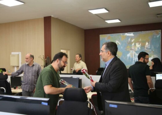 بازدید رییس صندوق نوآوری و شکوفایی از خبرگزاری ایرنا به مناسبت روز خبرنگار