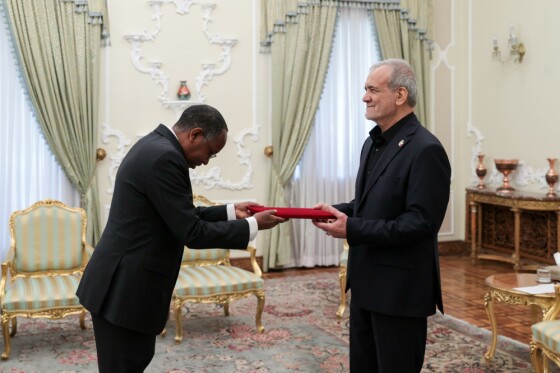 آیین دریافت استوارنامه سفرای جدید 9 کشور