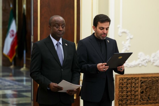 آیین دریافت استوارنامه سفرای جدید 9 کشور