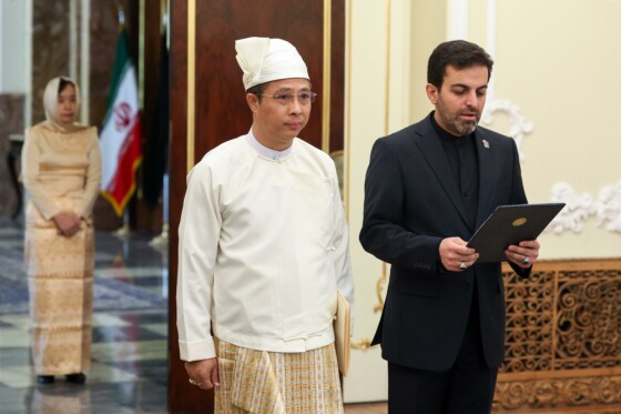 آیین دریافت استوارنامه سفرای جدید 9 کشور