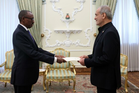 آیین دریافت استوارنامه سفرای جدید 9 کشور