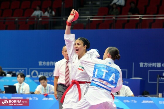 چنگدو ۲۰۲۵ - قهرمانی سارا بهمنیار در کاراته