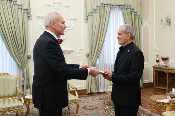 آیین دریافت استوارنامه سفرای جدید 9 کشور