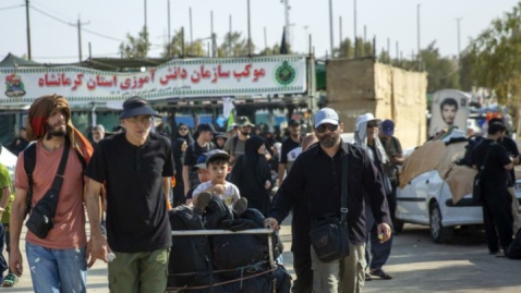 مجموع تردد زائران اربعین در مرز خسروی به ۵۹۴ هزار و ۳۹۶ نفر رسید