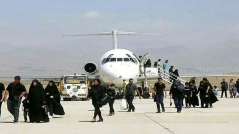 جابه‌جایی ۴۹۶ هزار زائر اربعین از ۲۶ فرودگاه کشور