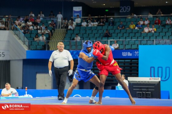 چنگدو ۲۰۲۵ - محمدرضا ریگی در ووشو/ عکاس : سارا عبدالهی