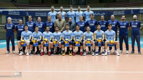 آخرین تمرین تیم ملی والیبال زیر ۲۱ سال مردان قبل از اعزام به مسابقات جهانی