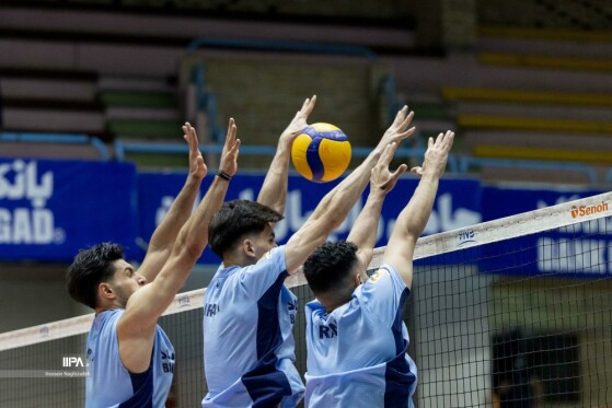 آخرین تمرین تیم ملی والیبال زیر ۲۱ سال مردان قبل از اعزام به مسابقات جهانی