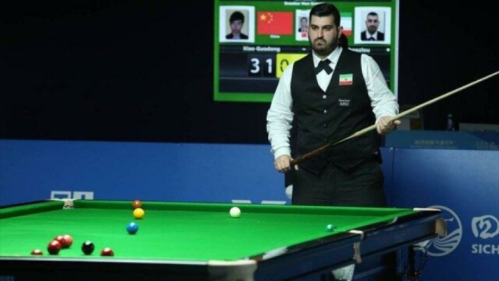 ملی‌پوش اسنوکر ایران حذف شد