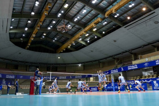 آخرین تمرین تیم ملی والیبال زیر ۲۱ سال مردان قبل از اعزام به مسابقات جهانی