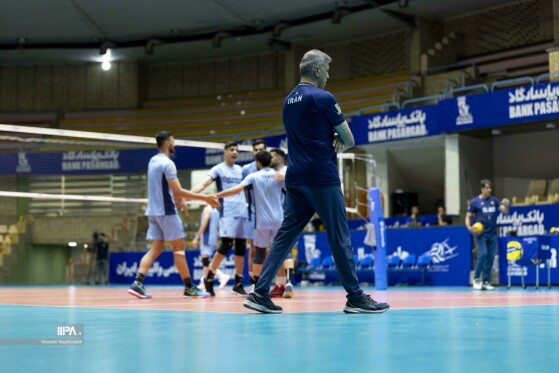 آخرین تمرین تیم ملی والیبال زیر ۲۱ سال مردان قبل از اعزام به مسابقات جهانی