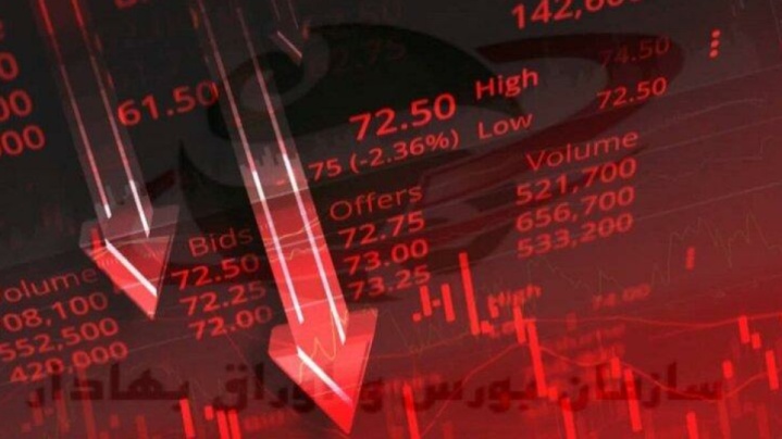 ریزش ۳۰ هزار واحدی شاخص بورس