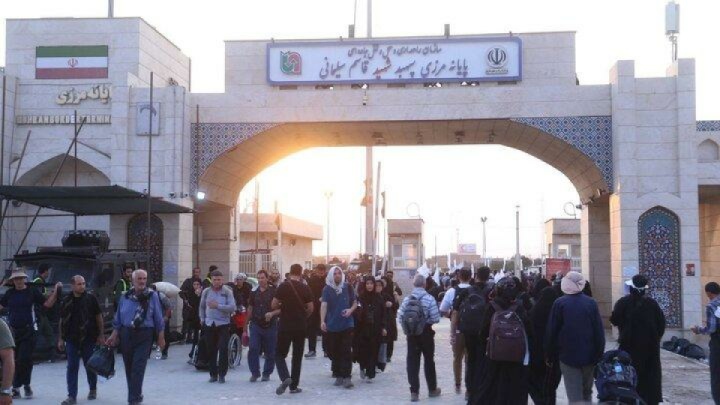 تردد از مرز مهران به ۲ میلیون و ۵۲۴ هزار نفر رسید