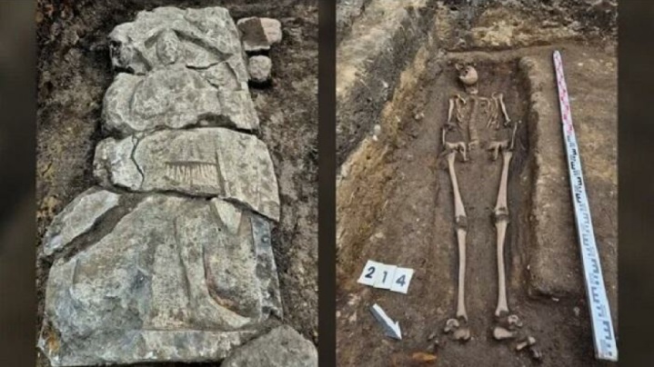 کشف مقبره یک شوالیه زیر بستنی‌ فروشی