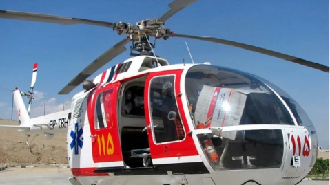 انتقال ۳۶ مصدوم با بالگرد اورژانس