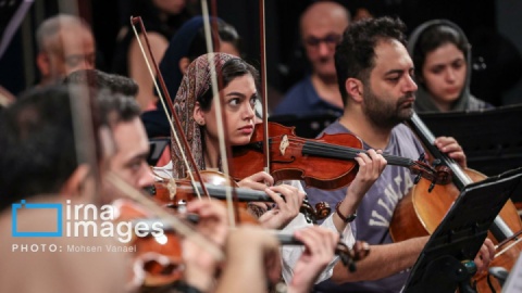 تمرین ارکستر سمفونیک تهران