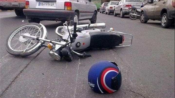 یک کشته در تصادف نیسان با موتور سیکلت در بزرگراه سعیدی تهران