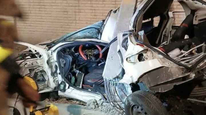 ۲ کشته و ۳ مصدوم در تصادف زنجیره‌ای گردنه مروارید کامیاران