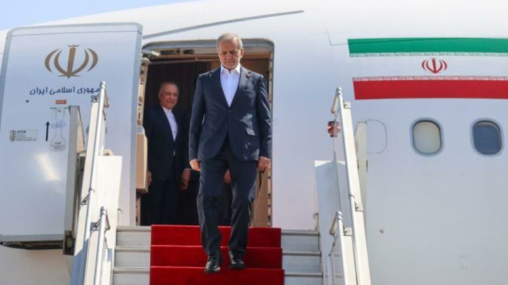 پزشکیان وارد ایروان شد