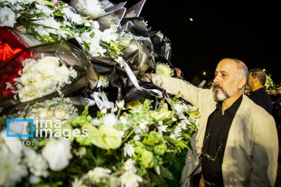 ورود پیکر استاد محمود فرشچیان به اصفهان