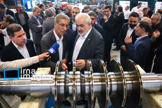 رونمایی از توربین گازی پیشرفته کلاس «اف ایرانی»