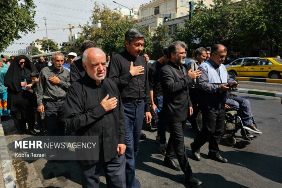 تشرف کاروان عزاداری معلولان به حرم مطهر رضوی